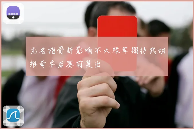 无名指骨折影响不大绿军期待武切维奇季后赛前复出